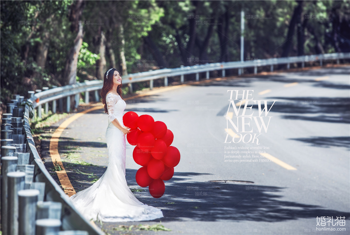 自然清新婚纱摄影|公路结婚照,[公路, 自然清新],深圳婚纱照,婚纱照图片